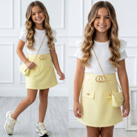 Sweet Chic Girls dress - geel