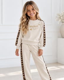 Amour Toujours Tracksuit - beige (verzenddatum 16 okt)