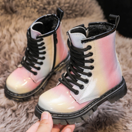 Glitter & Rainbow boots