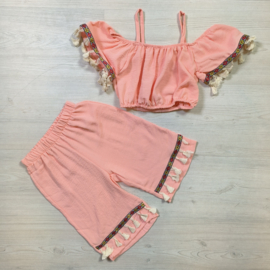 Tassel vibes set - roze