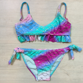 Mermaid bikini - aqua/purple