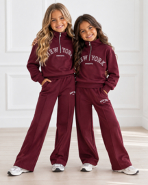 New York zip set - bordeaux (verzenddatum 9 okt)