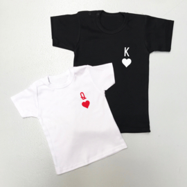 Hearttee  K & Q  Shortsleeves