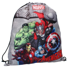 Gymtas Avengers Safety Shield grijs