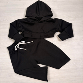 Urban Cropped Hoodie Set
