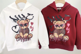 NYC Bear light hoody