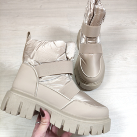 Chunky Snow Boots - goud/beige