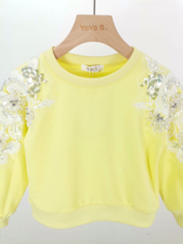 Your shiny sweater - geel