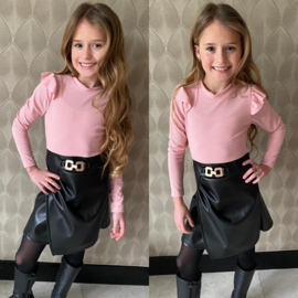 Leather fancy dress - roze