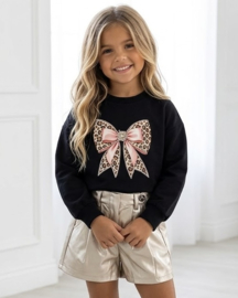 Wild Bow Sweater - zwart