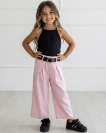 Flow Belted Pants - roze