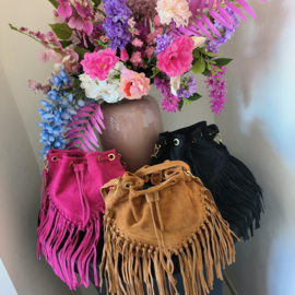 Suede Tassel bag