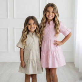 Broderie Collar Dress (verzenddatum 21 apr)