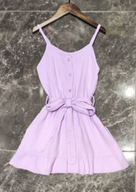 Sunny Breeze Strap Dress - paars of roze