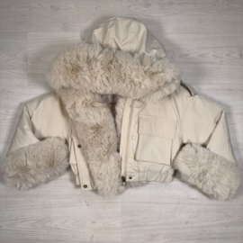 Your Furry Rebel Jacket - beige
