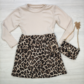 Wild Chic Dress & Bag - beige 
