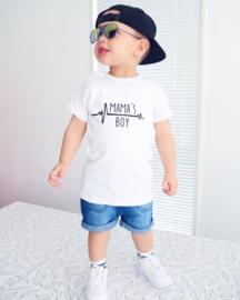 Mama's boy heartbeat Shortsleeves