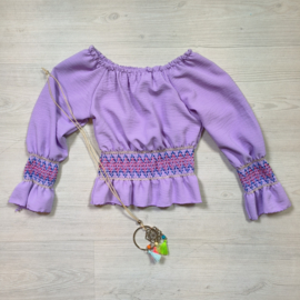 Boho top - Paars