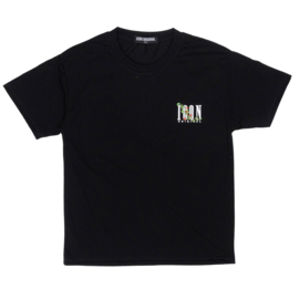 Floral Icon Twinning tee - zwart