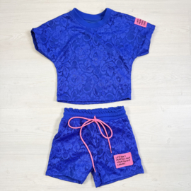 Lace Perfect Set - blauw