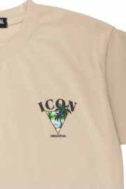Icon island tee - beige