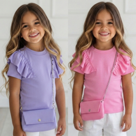 Ruffle Dream Shortsleeves - lila