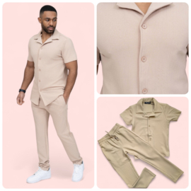 Summer evening boys set - beige