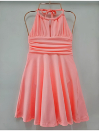 Coral summer dress