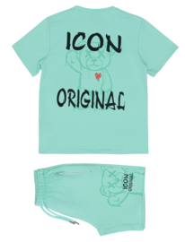 Icon heart bear set - mint (verzenddatum 5 jun)