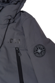 Icon storm chaser jacket - grijs