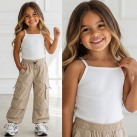 Basic spaghetti top - wit