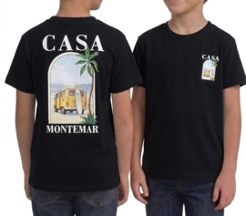Montemar roadtrip tee - zwart (verzenddatum 5 jun)