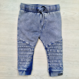Washed biker pants - Clemantis Blue
