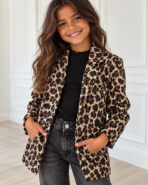 Blingy Leopard Blazer