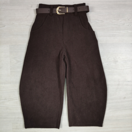City Cord Balloon Pants - bruin
