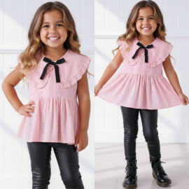 Lovely girly blouse - roze of beige