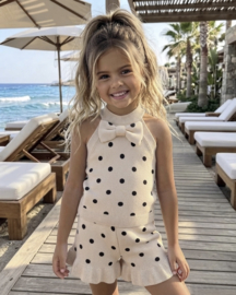 Your Polka Bow Knit Set