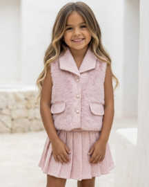 Paris Chic Tweed Set - roze