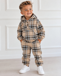 Beige baby check set
