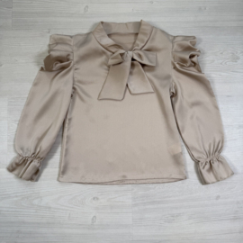 Bow-tiful Blouse - beige
