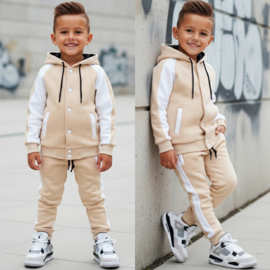 Varsity boys set - beige