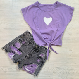 Heart & Knotted top