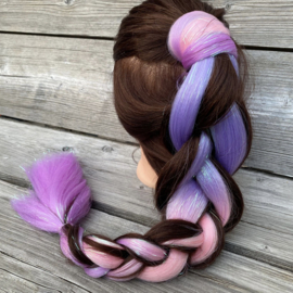 Mermaid haar - paars/roze/lila