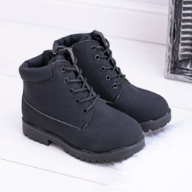 Black little timby boots