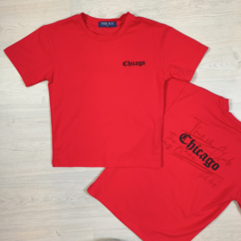 Chicago boys tee - rood