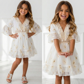 Sunset Golden Glow Dress - wit