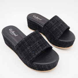 Plateau slipper - Black