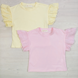 Girls Lace Sleeve Top