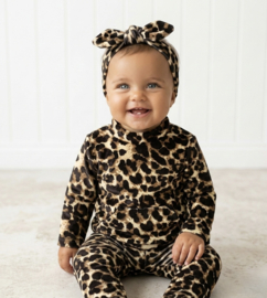 Baby all leopard set