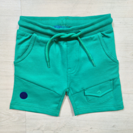 Colored sweatshort - Marine Green